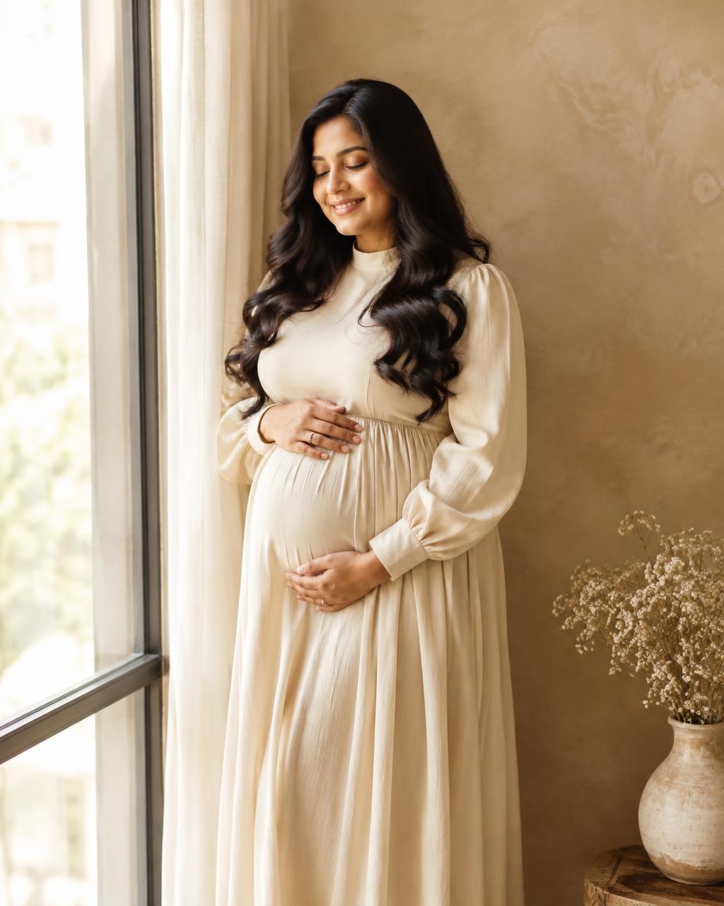 Representative maternity photography: Quiet glow