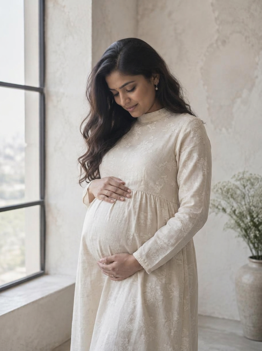 Representative maternity photography portrait